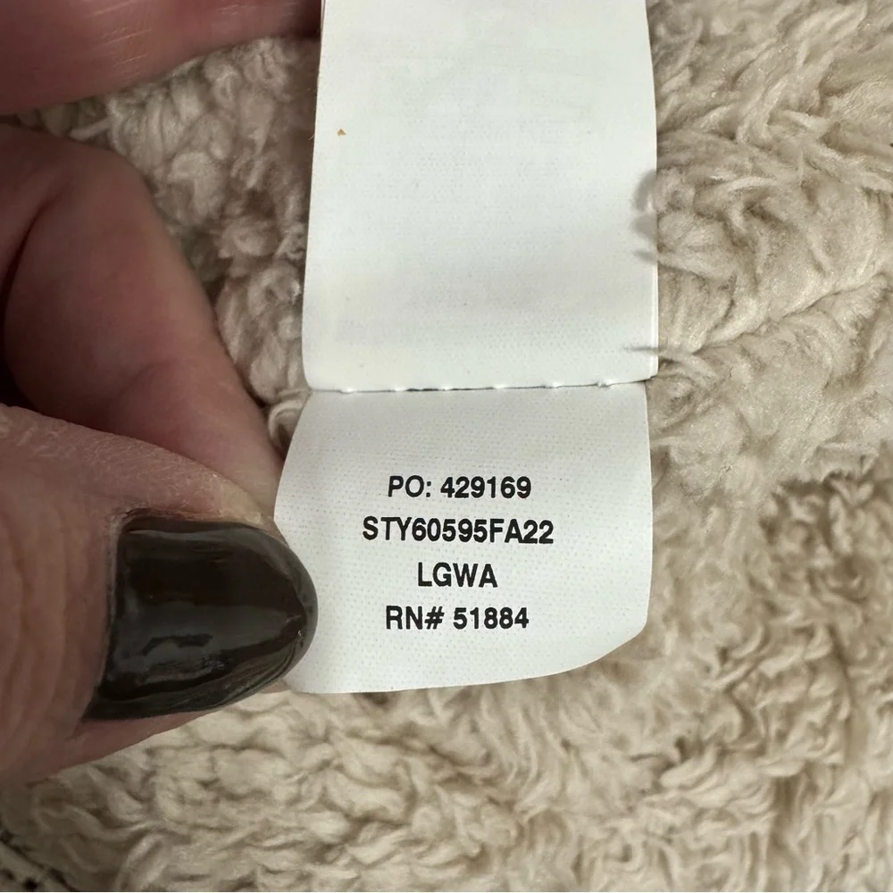 Patagonia Baby Reversible Sherpa Beanie Geo Knit Blue‎
